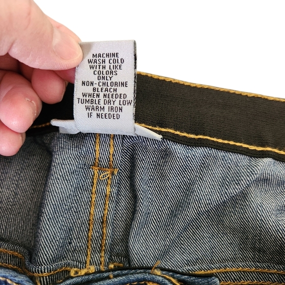 Catherines Blue Jeans Womens Plus Sz 18W Straight Leg Stretch High Rise Denim - Picture 4 of 6